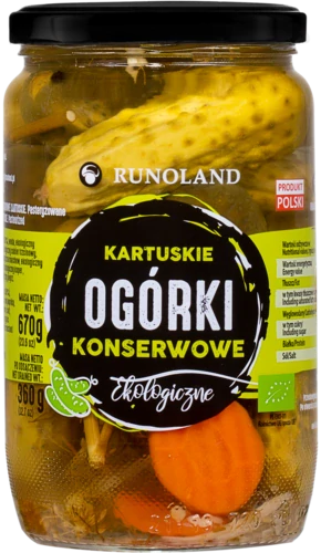 NAKLÁDANÉ UHORKY S KÔPROM 670g (360g)
