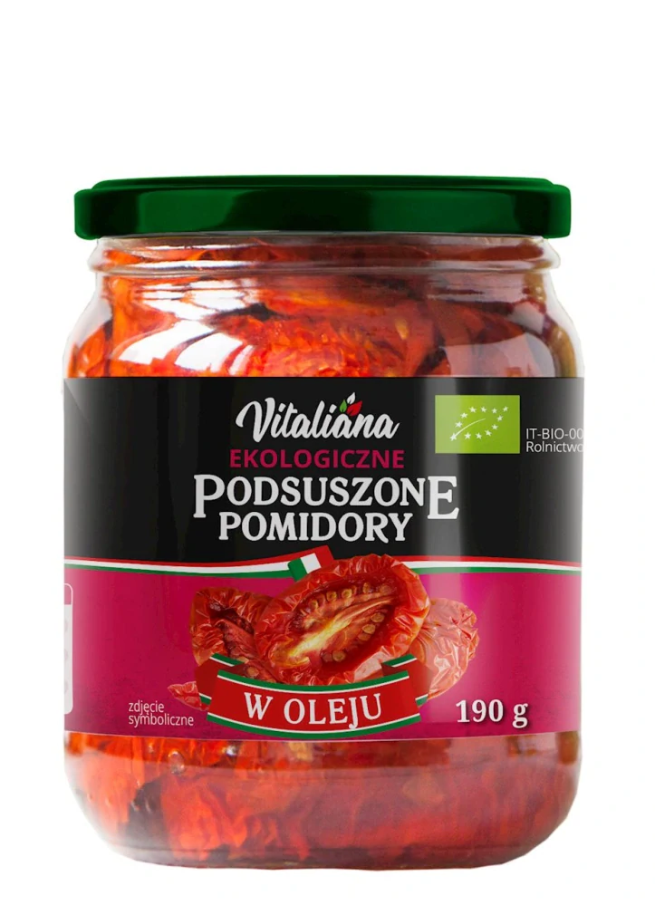 POLOSUŠENÉ PARADAJKY V OLEJI BIO 190g (120g)