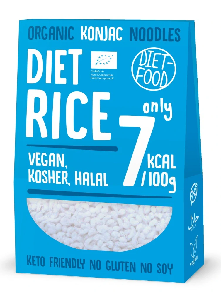 CESTOVINY S KONJACOM V TVARE RYŽE 385g (300 g) - DIET FOOD