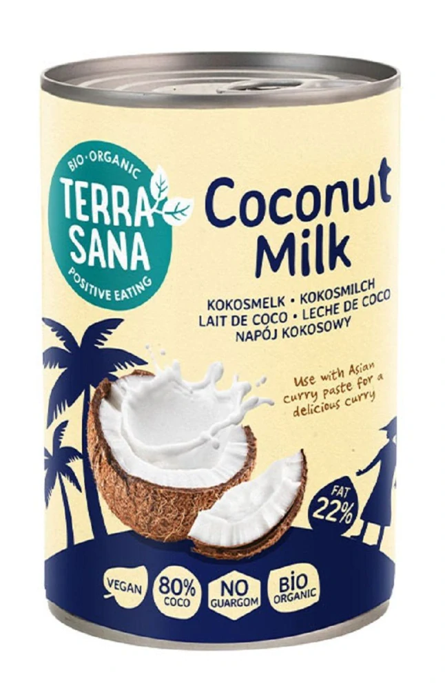 KOKOSOVÉ MLIEKO BIO 400ml - TERRASANA