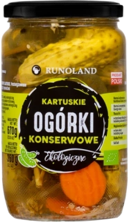 NAKLÁDANÉ UHORKY S KÔPROM 670g (360g)