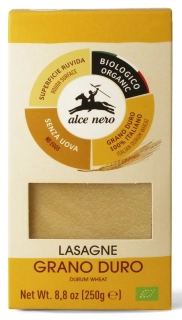 CESTOVINY (SEMOLINA) LASAGNE BIO 250g - ALCE NERO