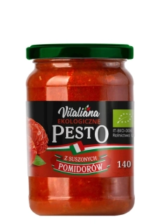 PESTO SO SUŠENÝMI PARADAJKAMI BIO 140g - VITALIANA