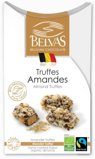 BELGICKÉ ČOKOLÁDKY S MANDĽAMI 100g - BELVAS