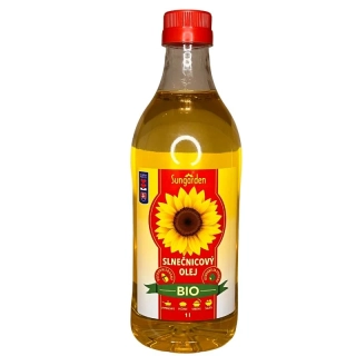 OLEJ SLNEČNICOVÝ BEZ VONE BIO 1l - SUNGARDEN 