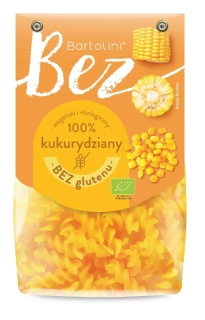 BEZLEPKOVÉ CESTOVINY FUSILLI BIO  250g 