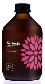 KOMBUCHA S MANGOM A MARAKUJOU BEZLEPKOVÁ BIO 330ml - VIGO