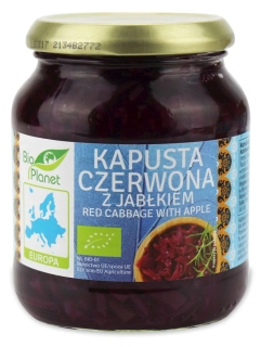ČERVENÁ KAPUSTA S JABLKOM 340g - BIO PLANET