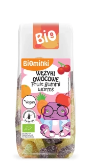 OVOCNÉ ŽÍŽALKY BEZ ŽELATÍNY 100g - BIOMINKI