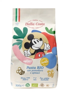 CESTOVINY (SEMOLINA TROJFARBE) DISNEY MICKEY BIO 300 g - DALLA COSTA