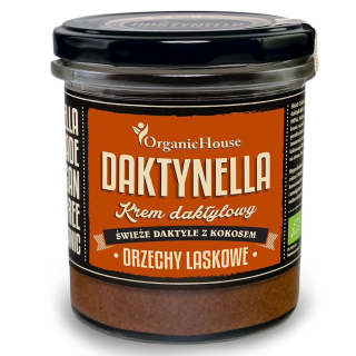 KOKOSOVÝ KRÉM - LIESKOVÉ ORECHY BEZLEPKOVÉ BIO 280g - BIO DACTYNELLA
