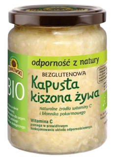 KYSLÁ KAPUSTA BEZLEPKOVÁ NEPASTERIZOVANÁ BIO 400g